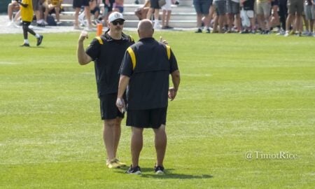 Arthur Smith Pat Meyer coaches Steelers training camp coaching staff