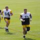 offensive line Nate Herbig Zach Frazier Troy Fautanu Tyler Beach Steelers training camp