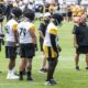 Pat Meyer offensive line Steelers training camp