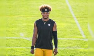 Justin Fields Friday Night Lights Steelers training camp