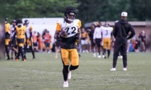 Najee Harris Friday Night Lights Steelers training camp