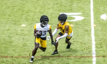 Aaron Shampklin Steelers training camp