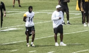 Mike Tomlin George Pickens Steelers training camp