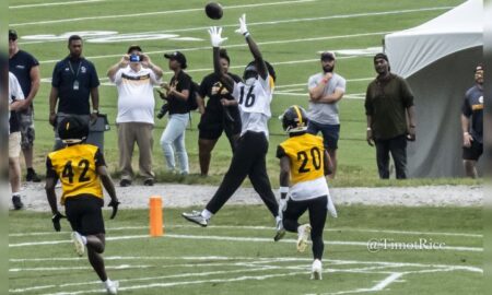 Quez Watkins Cameron Sutton Steelers training camp