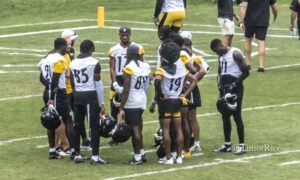 wide receivers Steelers training camp