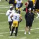 Russell Wilson Mike Tomlin Omar Khan Steelers training camp Pickett