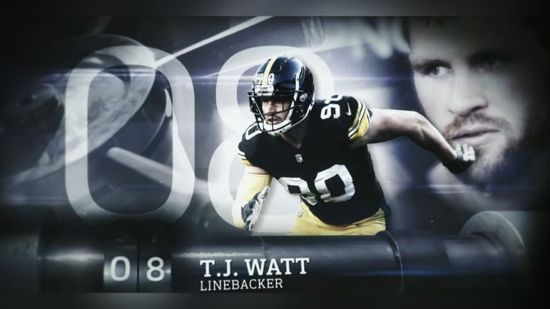 T.J. Watt Voted No. 8 In NFL’s Top 100 Rankings