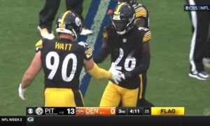 Steelers 2-0 T.J. Watt Donte Jackson