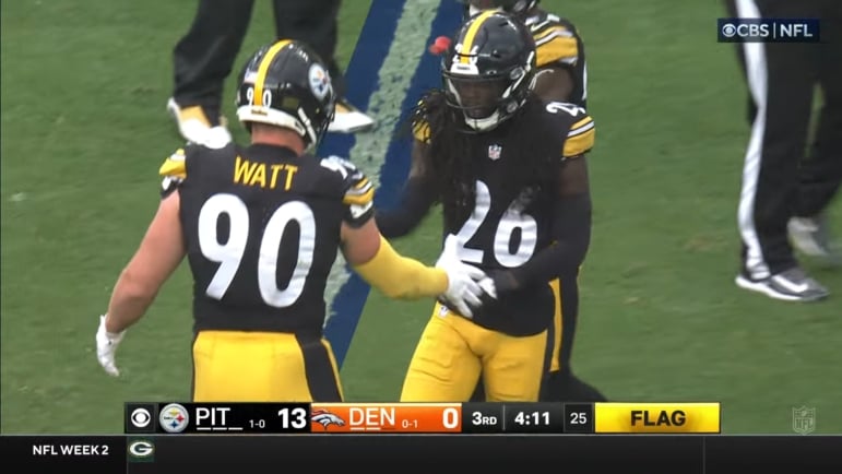 Steelers 2-0 T.J. Watt Donte Jackson