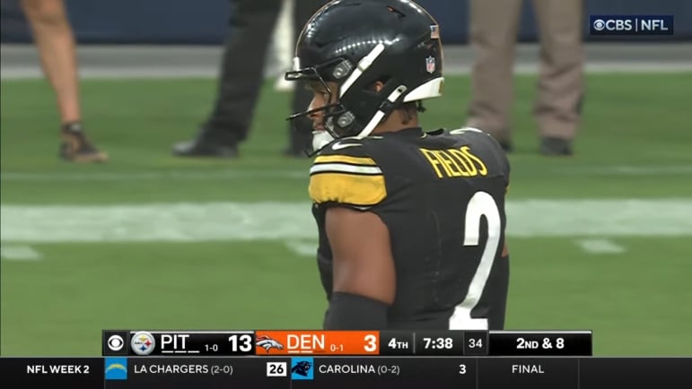 Steelers Chargers Stats Justin Fields