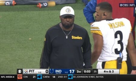 Mike Tomlin Russell Wilson Steelers