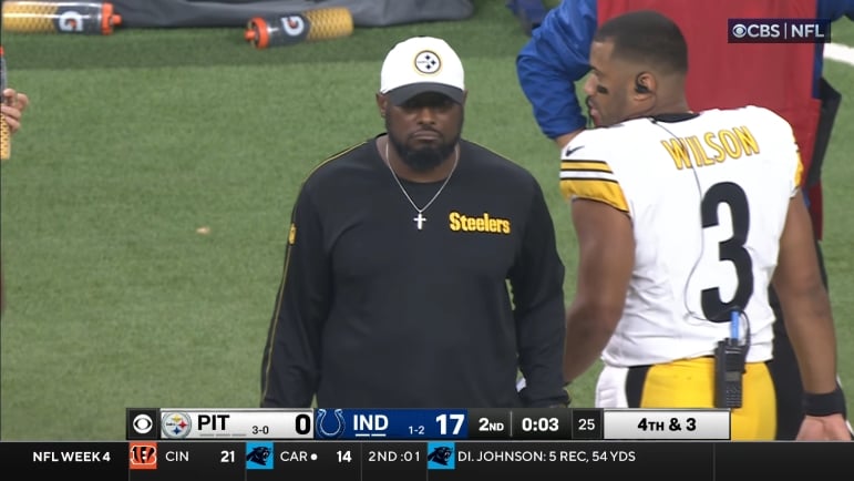 Mike Tomlin Russell Wilson Steelers