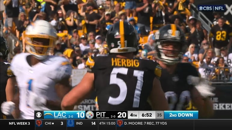 Nick Herbig Steelers Stats