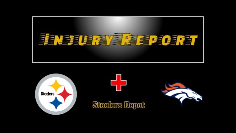 Steelers Injury Report Broncos