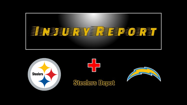 Steelers injury report chargers