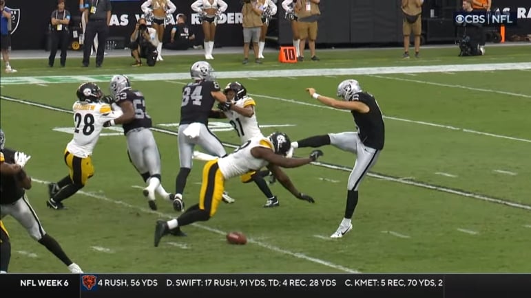 Watch: Jeremiah Moon Blocks Raiders Punt - Steelers Depot