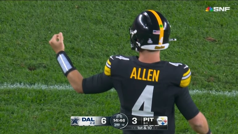 Kyle Allen Steelers