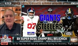 Bill Belichick Steelers Giants