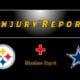 Steelers Cowboys injury report