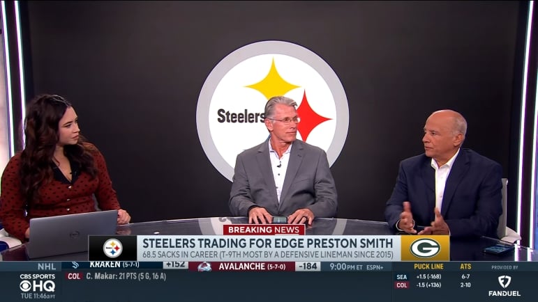 CBS Sports HQ Steelers Preston Smith trade reaction