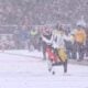 George Pickens Steelers Browns snow