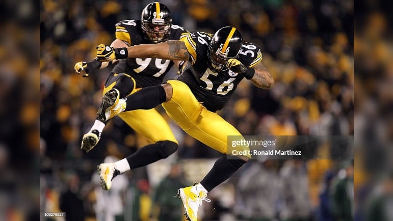 LaMarr Woodley sack dance