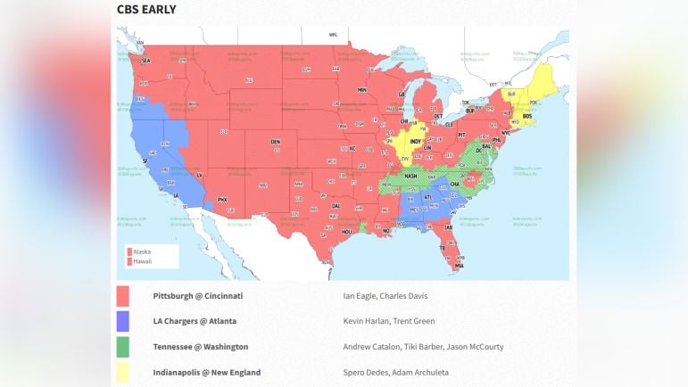 Steelers Bengals broadcast