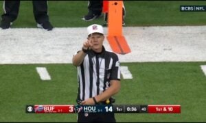 Steelers Ravens referee Clay Martin