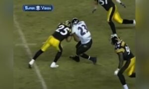 Steelers Ravens hardest hits