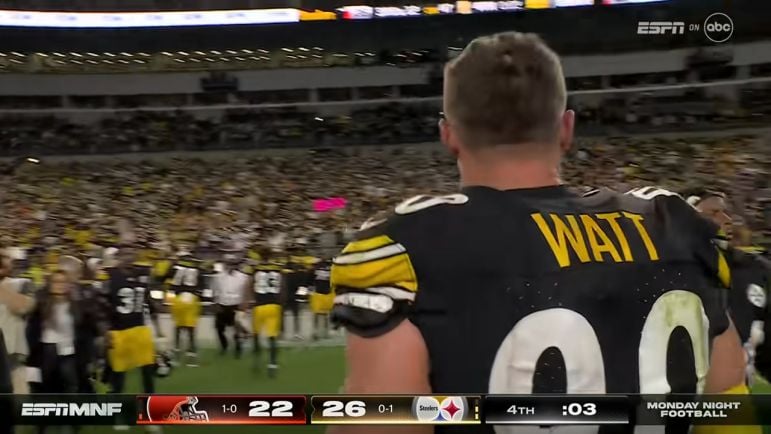 Steelers Browns Watt