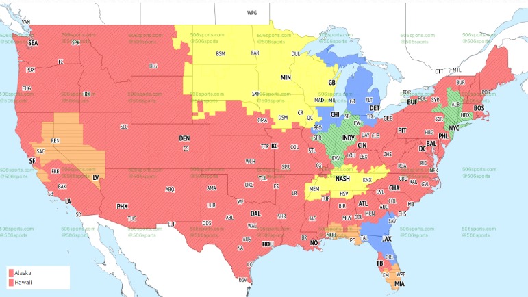 Week 11 Coverage Map