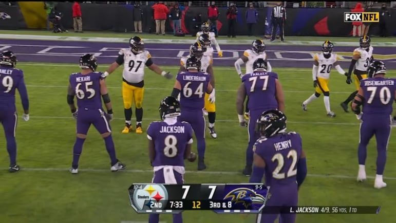 Steelers Ravens kickoff