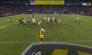 Steelers run the football