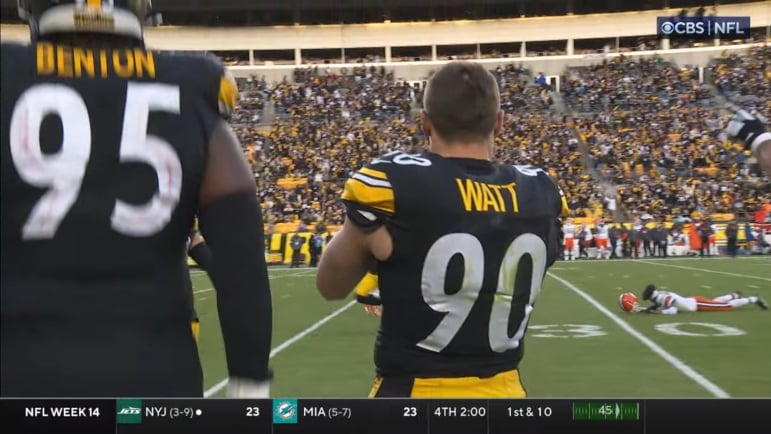 T.J. Watt Steelers Eagles