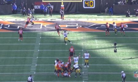 Steelers Bengals Passing Chart