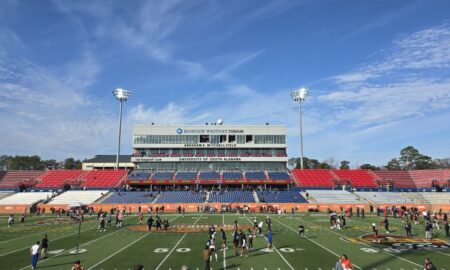 Senior Bowl practice