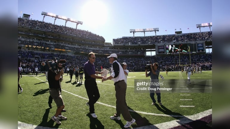 Brian Billick Bill Cowher Ravens Steelers