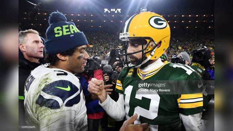 Aaron Rodgers Russell Wilson Steelers