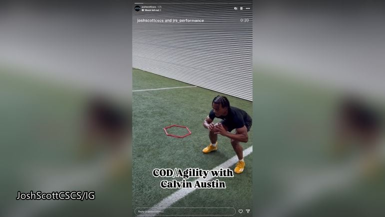 Calvin Austin III workout