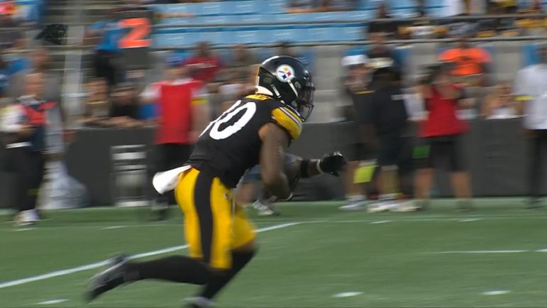 Steelers running back Jaylen Warren Kaleb Johnson Kenneth Gainwell