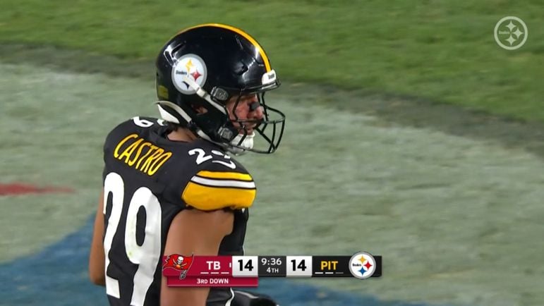 Sebastian Castro Steelers UDFA roster