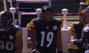 Calvin Austin III Rodgers INT