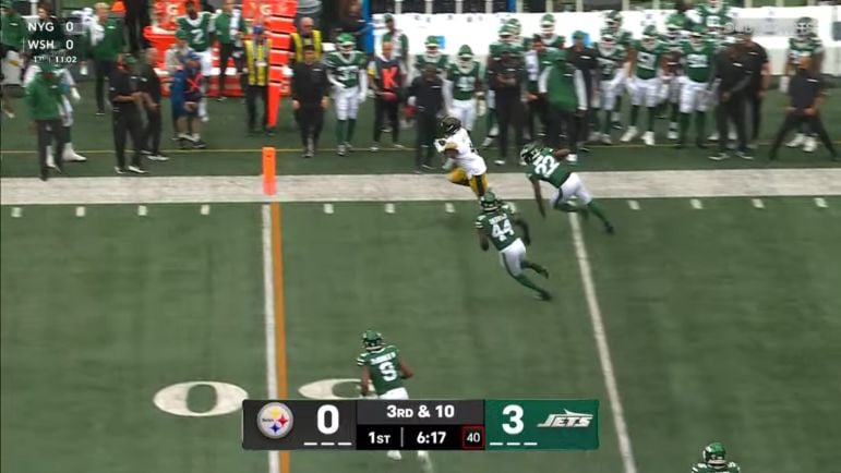 Missed tackles report Steelers Jets