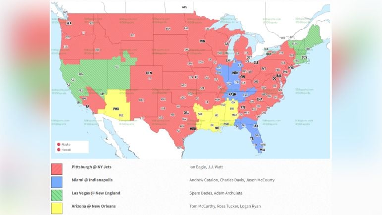 Steelers-Jets Week 1 Broadcast Available To Majority Of Country