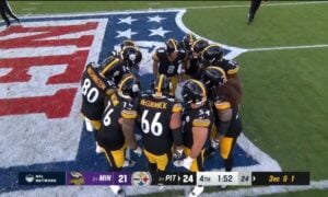 Steelers offensive line run game
