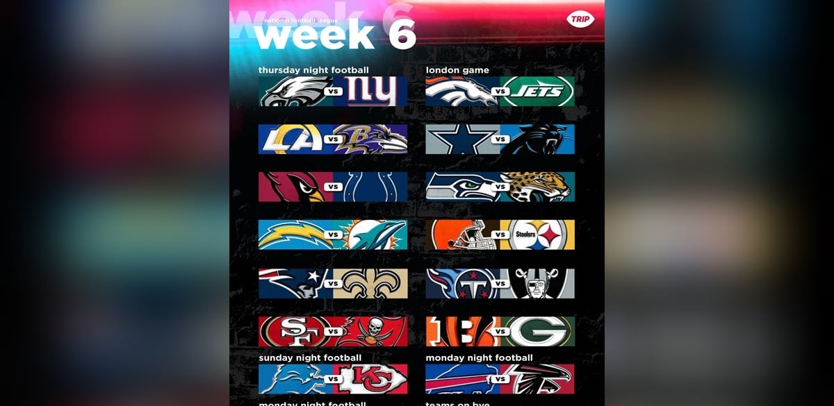 Week 6 NFL Picks Against The Spread - 2025 - Dave Bryan & Alex Kozora - October 12, 2025