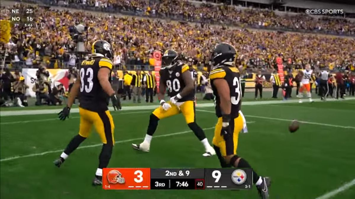 Connor Heyward Steelers TD