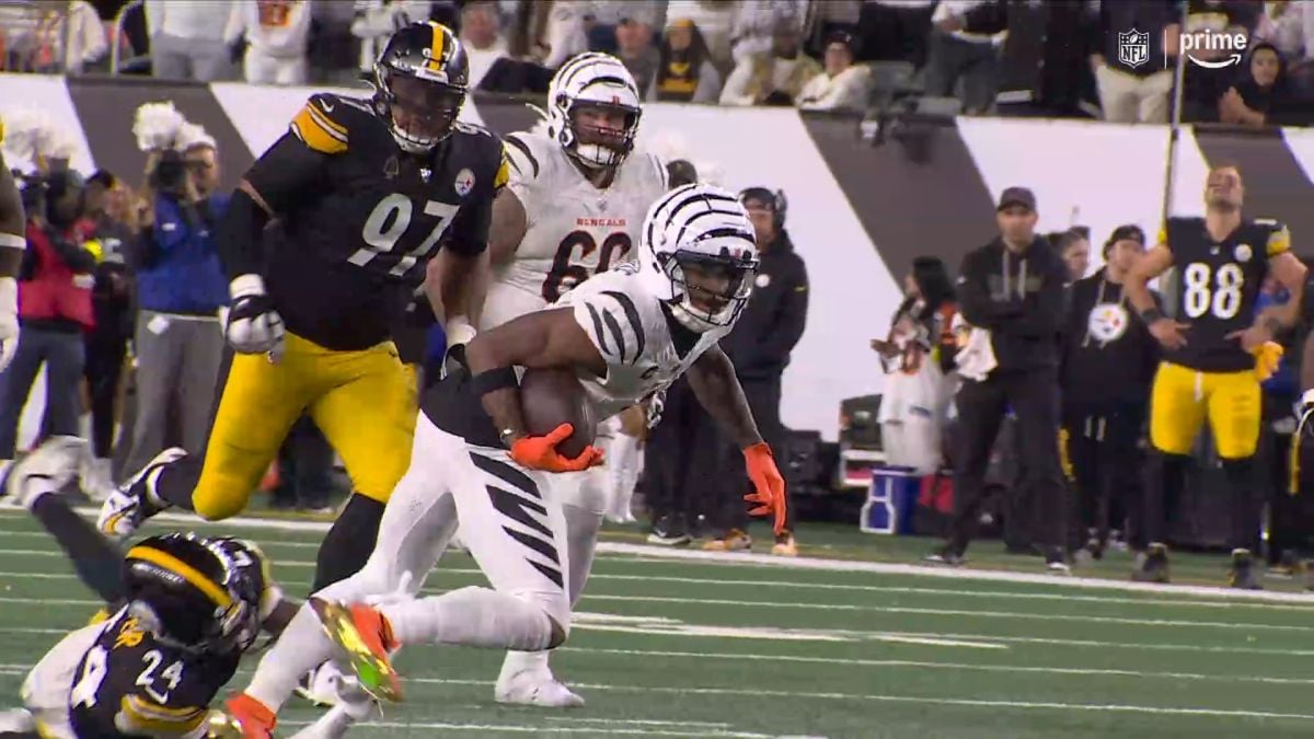 Bengals passing attack Steelers