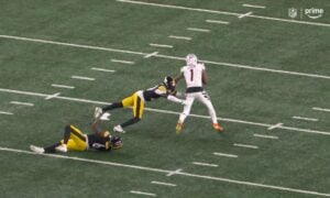 missed tackles report Steelers Bengals