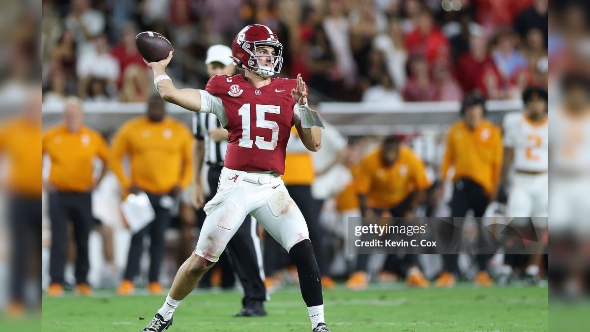 Stock Ty Simpson NFL Draft QB